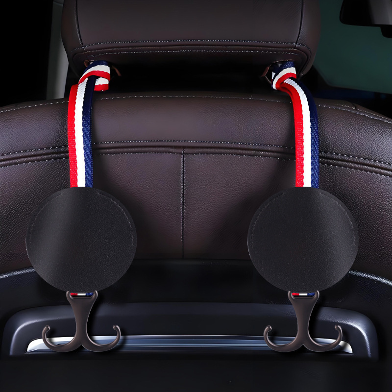 Gancho para coche Gancho para la parte posterior del asiento Gancho para almacenamiento del asiento trasero del asiento trasero del coche Gancho de almacenamiento invisible para coche