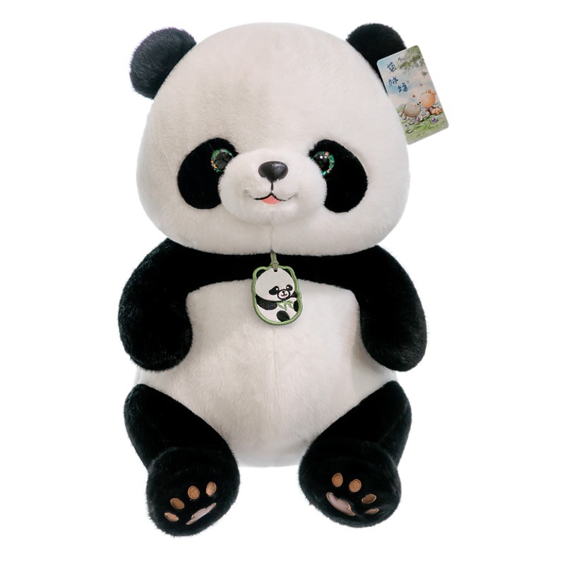 Pequeño Panda lindo juguete de peluche simulación Panda muñeca beibei Sichuan turismo recuerdo muñeca ragdoll