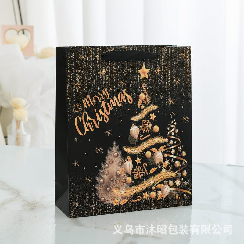 Bolsa de regalo de Navidad nuevo embalaje de regalo de comercio exterior fiesta de fiesta bolsa de papel bolsa de regalo de Navidad bolso de mano
