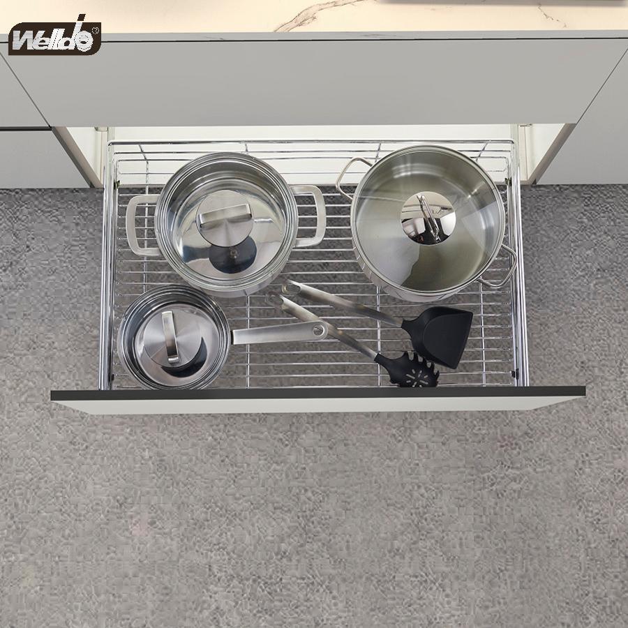 Welldo纬东 厨房地柜抽屉式炉台拉篮橱柜抽屉式炉台拉篮平拉篮