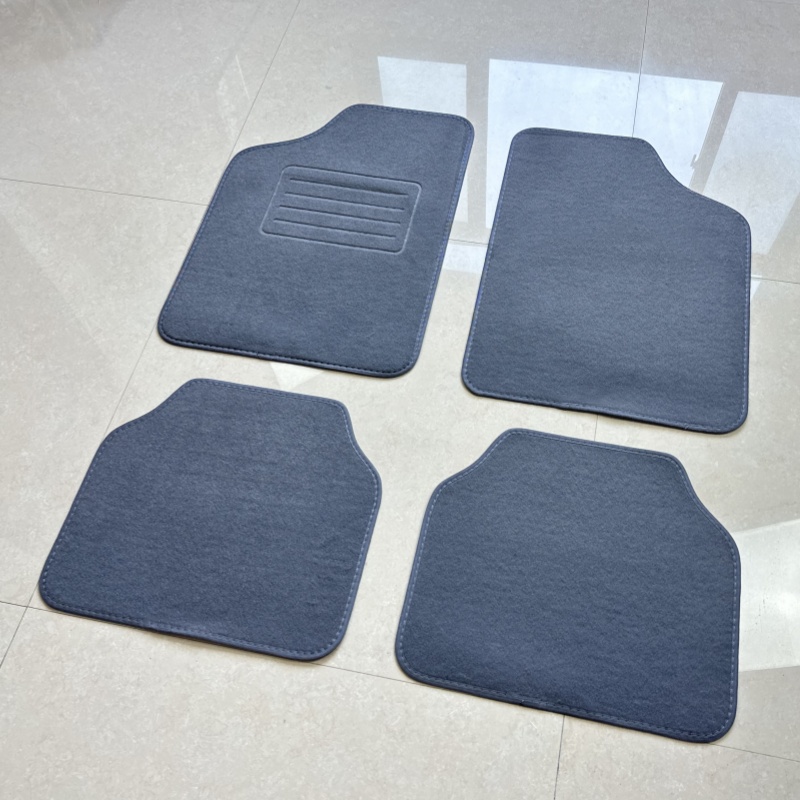 Car Suede Anti-Slip Floor Mats, Large Surround Protective Mats, Carpet Mats, Suv Mats, Universal Waterproof Floor Mats, Flame Retardant and Wear-Resistant