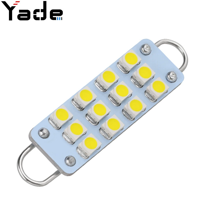 Двойной свет зеркала макияжа автомобиля кольца 1210 двойной дуги СИД 3528 12СМД 44 мм света крыши пряжки крюка и петли