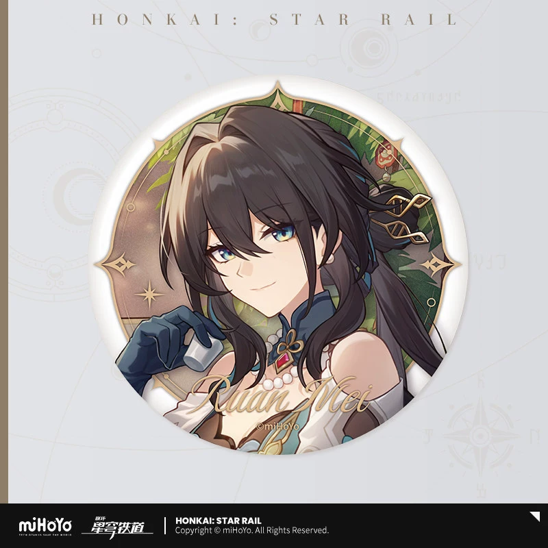 Коллекционный значок (Honkai: Star Rail) — персонаж, цветной картон на подложке, одиночный