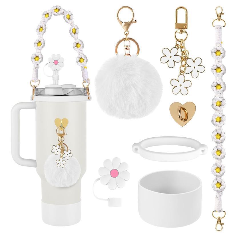 Juego de adornos de taza Stanley 26 letras inglesas Accesorios de taza Stanley Copa Stanley 30oz 40oz con mango