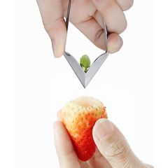 Stainless steel pineapple seed remover, strawberry removal tongs, pineapple-shaped eye removal tool, fruit tools