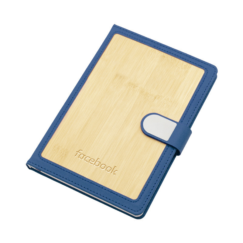 A5 cuaderno de cuero de bambú creativo puede DZ cuaderno de mano de alto valor cosmético texto de empalme libro transfronterizo al por mayor