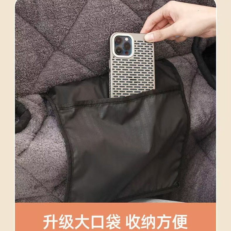 【钜实惠】【搭车款】秋冬季加绒加厚电动车挡风被防寒保暖防风|undefined