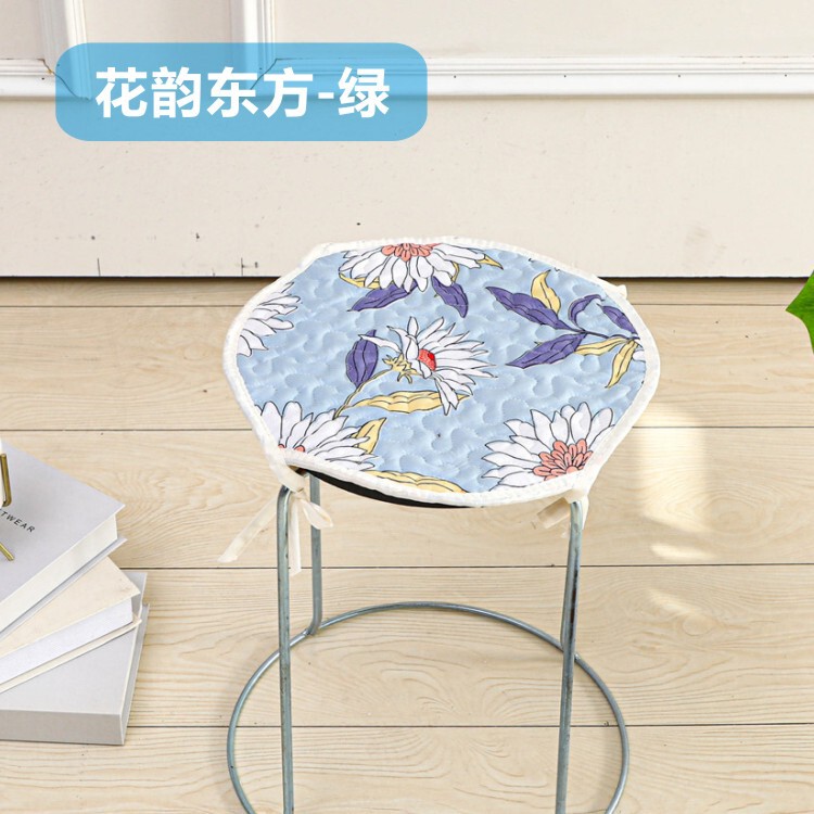丸腰掛け布芸クッション椅子クッション丸腰掛けセット円形ホテル腰掛けカバー家庭用小型丸腰掛け|undefined