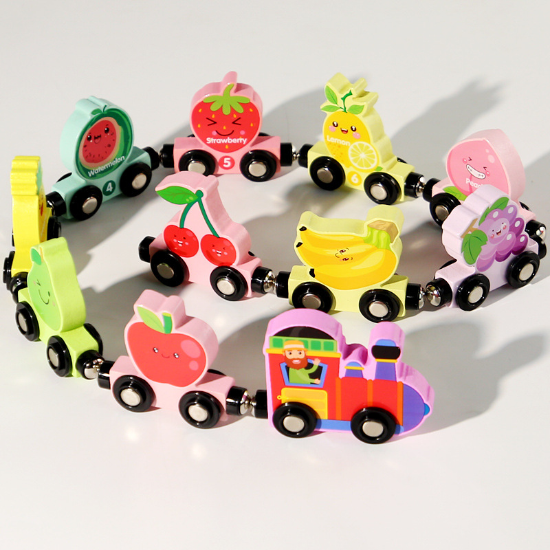 Tren digital magnético Juguetes Rompecabezas para niños Bloques de construcción magnéticos para niños Regalos para niños y niñas 1 a 3-6 años