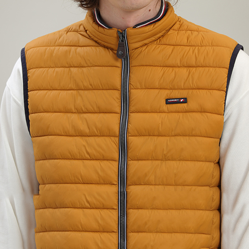 Chaleco de Algodón Acolchado para Hombre de Poliéster Sin Mangas para Invierno image 4