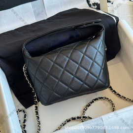 2025新款4386鱼子酱饭盒包球纹手提包时尚百搭休闲斜跨单肩包