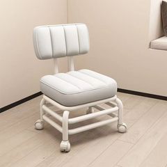 Swivel wheel stool home slider low stool children's popular with wheels backrest sofa magic small chair bench learning to walk