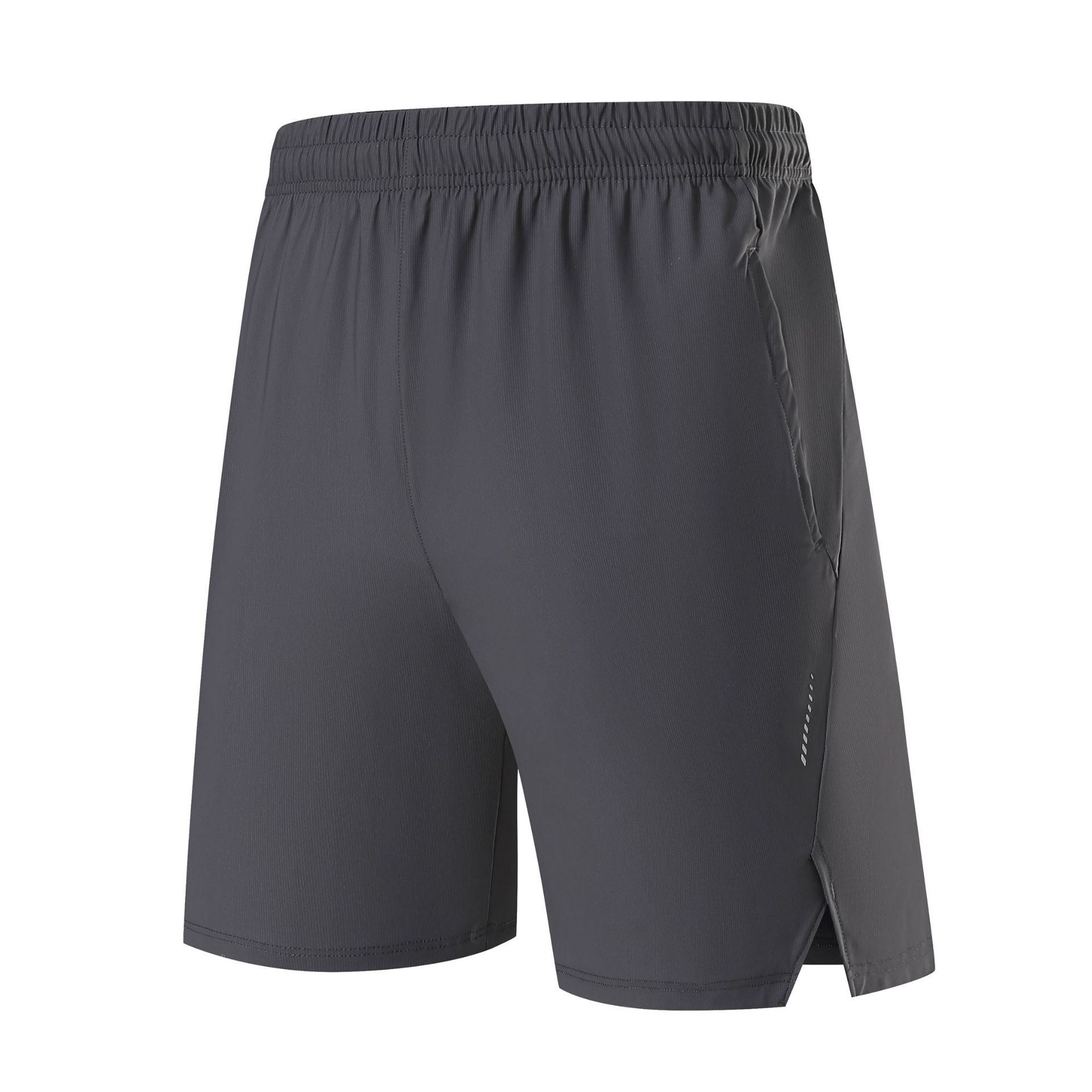 Pantalones cortos de secado rápido de deportes elásticos para hombres, pantalones deportivos especiales para correr de seda de hielo de verano, pantalones de cinco puntos de fitness casuales sueltos para hombres