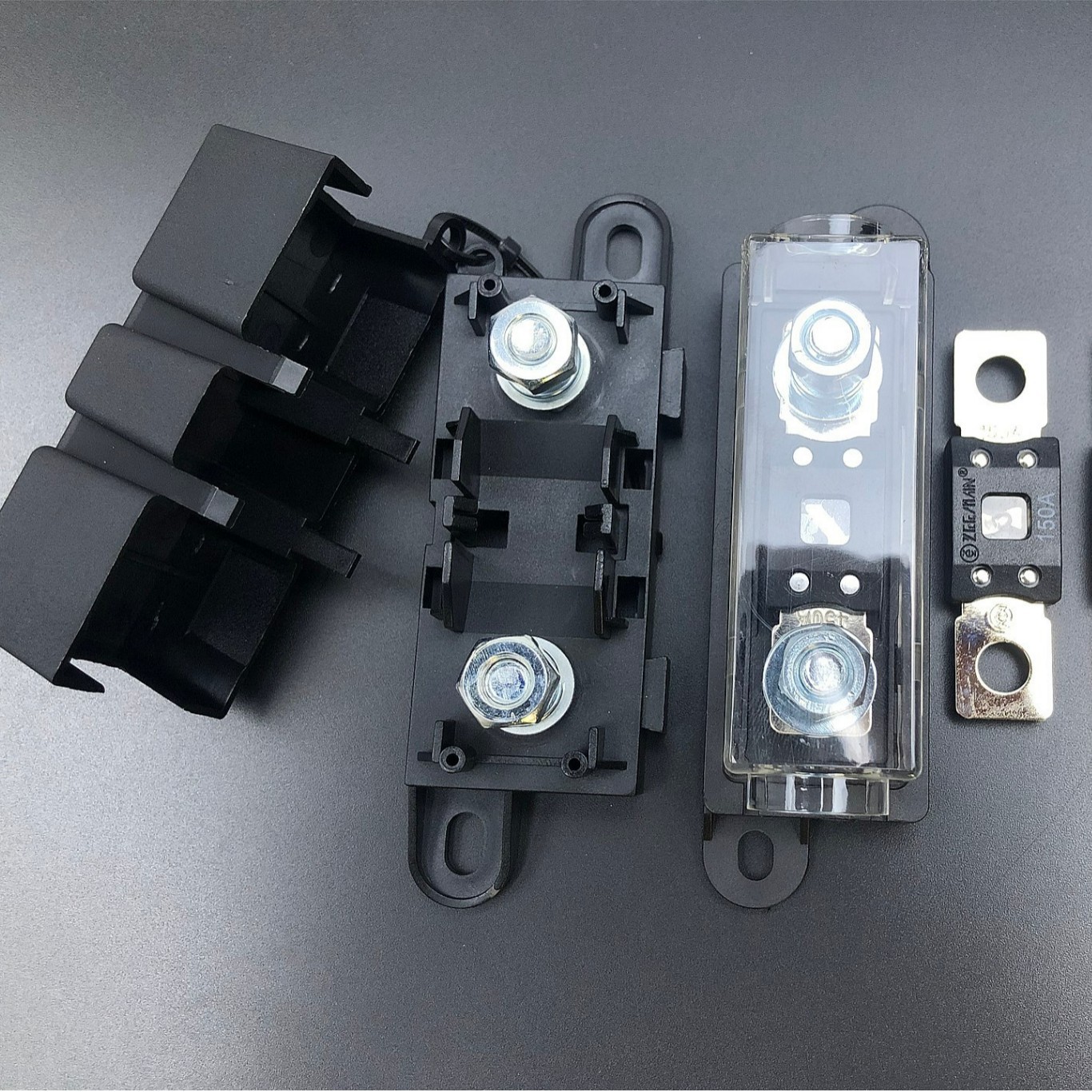 ANM汽车螺栓固定式保险丝座替代MEGA298大电流房车汽车空调改装