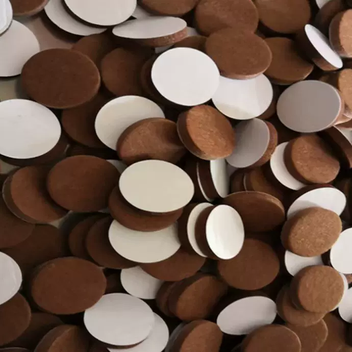 定制毛毡防滑防跑垫家具黑灰圆形桌椅毛毡脚垫贴双面背胶防护脚垫