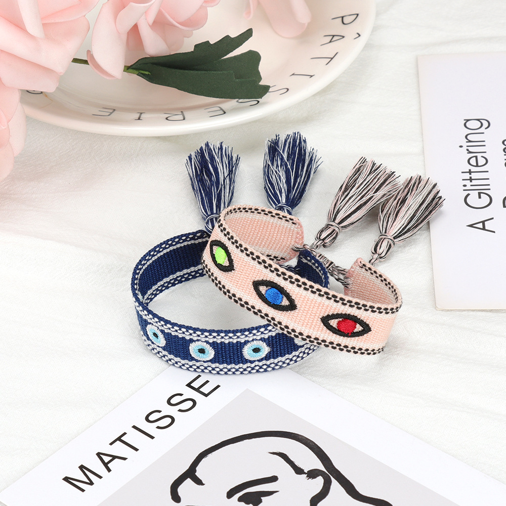 Fashion Star Eye Polyester Knitting Tassel Womenu0027S Bracelets 1 Piece