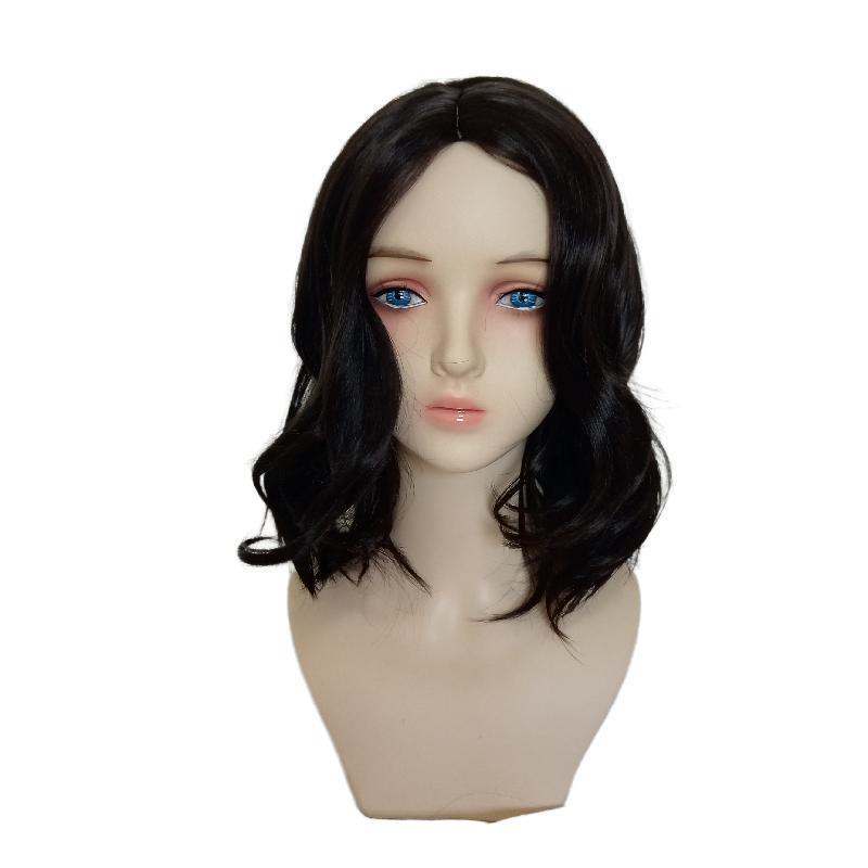 Harry Potter Severus Black Medium Curly Hair Professor Snape Anime Cos Wig Neutral 2025