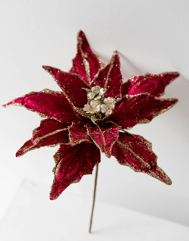 Christmas Simple Style Classic Style Flower Holiday Festival Christmas Tree Decoration display picture 7