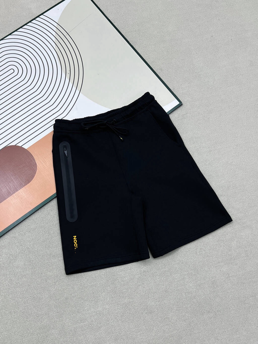 Nike NOCTA Sweat Shorts Knit Taped Zipper Black