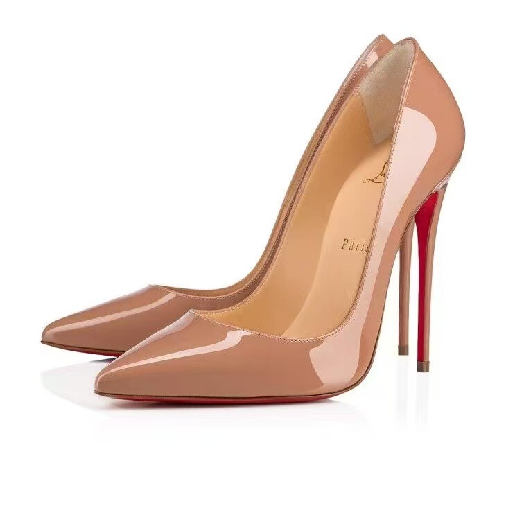 Foreign Trade Cross-Border European and American Style Red Sole Black Sandals, Pointed Toe Women's Shoes, Single Strap Stiletto Heels, Sweet Runway Shoes