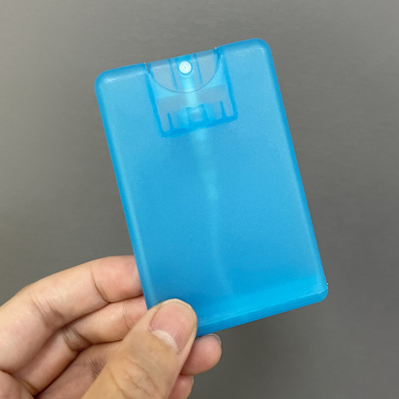スポット 20 ミリリットルポータブルカードスプレーボトル香水アルコール消毒剤ボトルファインミストプレス小さな空ボトル|undefined
