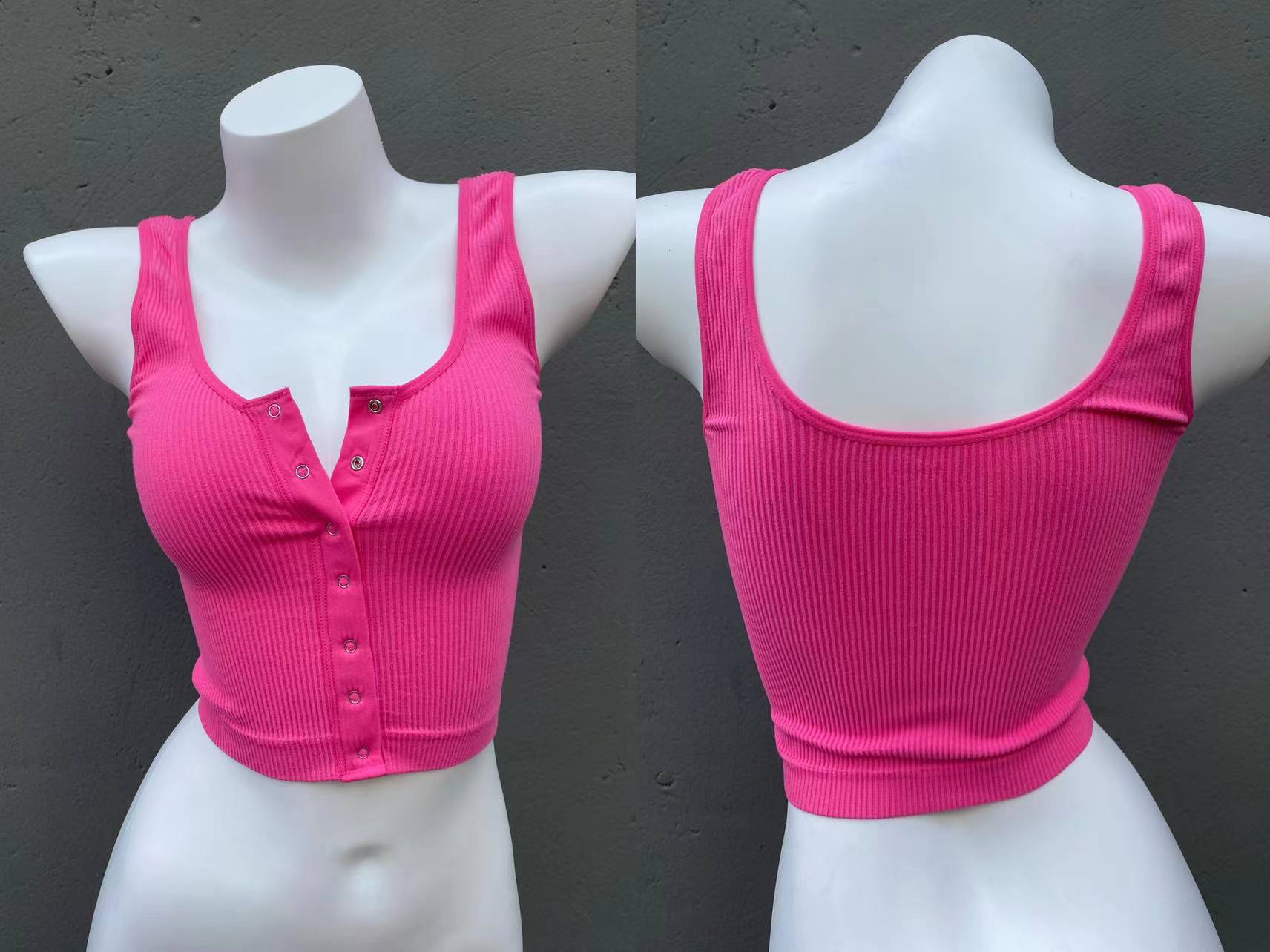 Exportación nuevo chaleco sin costuras de gran tamaño elástico cómodo ropa exterior superior al por mayor