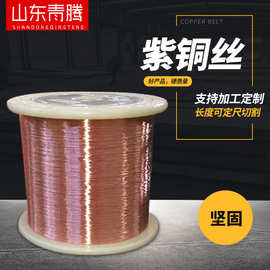 t1t2紫铜丝c1100手工纯铜丝tu1tu2无氧铜丝导电退火首饰工艺品轴