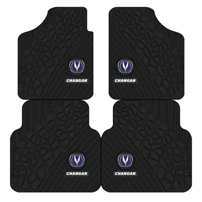 Mats, Suitable for All Seasons, Wear-Resistant, Avtomobil döşəmə paspasları - three-dimensional-sense-changan-standard-two-front-foot-pads-5065cm-diatom-mud-second-generation
