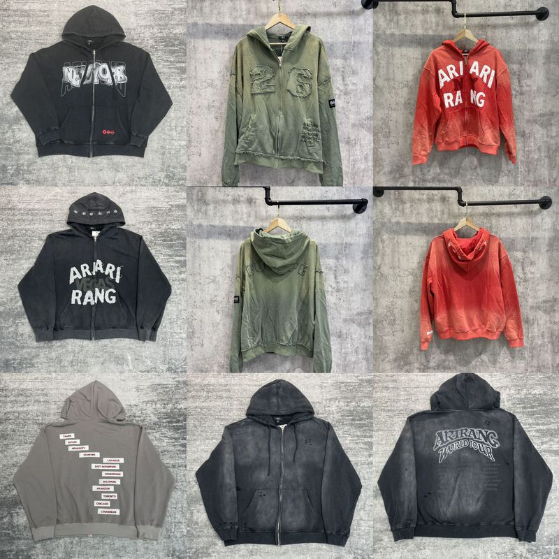 BTS Concert ARIRANG Tour Fan Merchandise Pure Cotton Versatile Letter Embroidered Hoodie BTS Concert ARIRANG Tour Fan Merchandise Pure Cotton Versatile Letter Embroidered Hoodie