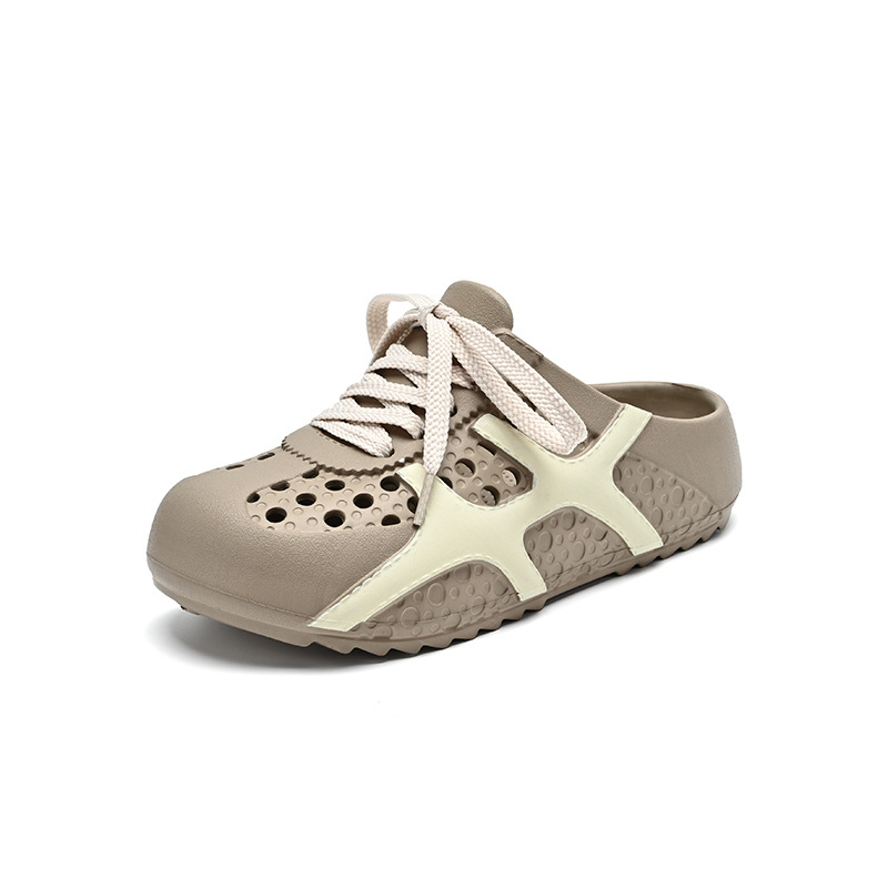 Dép sandal nữ xỏ ngón đế bệt lỗ thoáng khí, quai mềm dễ chịu — EN36 Hạnh