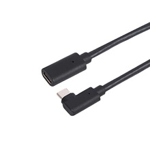 USB3.1 type c公 弯头90度弯头数据线c to c 双头type-c