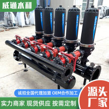 厂家定制农业手动反冲洗叠片过滤器 农用灌溉全自动反冲洗过滤器