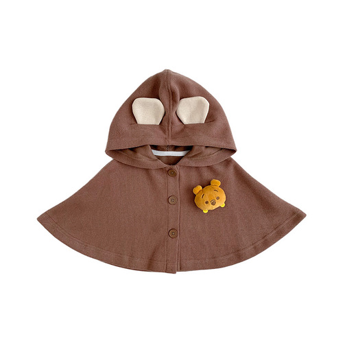 0-2 baby cloak poncho going out spring and autumn windproof outer shawl baby girl princess newborn baby coat