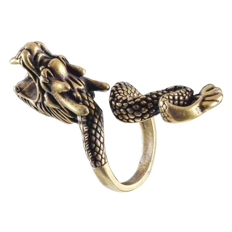 Cigarette Clip Ring, Trendy Smoking Ring, Smoke Stand, Creative Gift Jewelry Ring, Domineering Dragon-Shaped Ring, Cigarette Holder