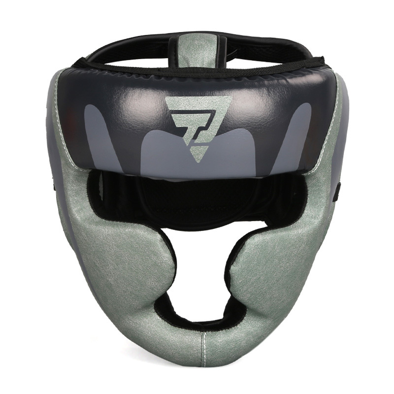 Casco de boxeo Ceiling Protector de cabeza engrosado Muay Thai Cara de mono Entrenamiento de lucha para adultos Protector Sanda