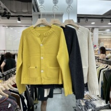 ŷ��2025�＾�¿�ʱ�аٴ�Բ�쳤�䴿ɫ��ë��֯����Ů����