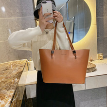 跨境外贸女包批发女士大包托特包欧美时尚女式单肩手提妈咪水桶包