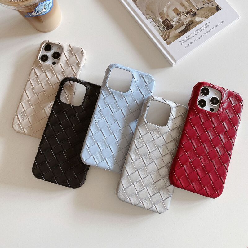 Simple Retro Woven Pattern Phone Case Suitable for Apple Iphone18Pro Max/16/14/Xs Protective Cover Simple Retro Woven Pattern Phone Case Suitable for Apple Iphone18Pro Max/16/14/Xs Protective Cover