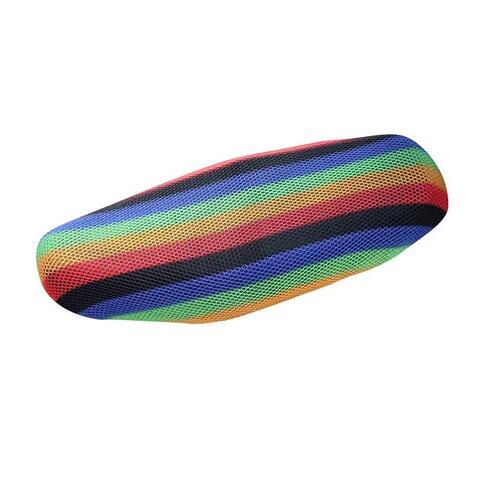 3D Stereo Motorcycle Seat Cover Electric Bicycle E-bike Seat Cover Sun Protection Breathable Heat Dissipation Seat Cover Four Seasons Seat Cover