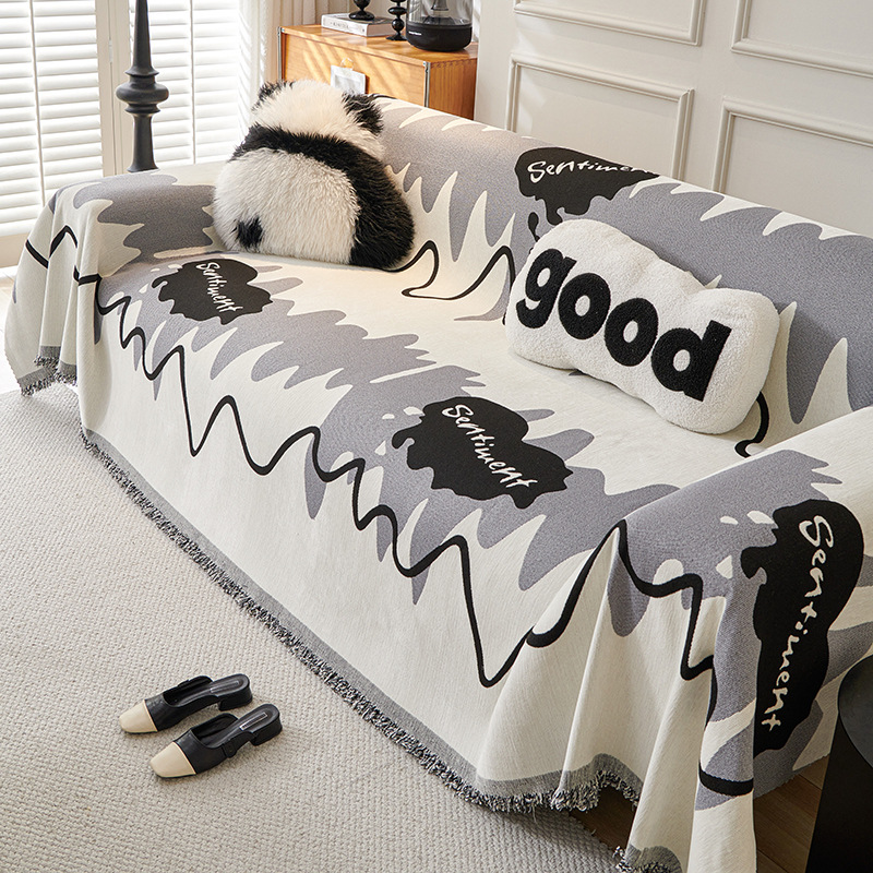 Schneider sofá cubierta cuatro estaciones todo incluido sofá cubierta toalla sofá mantas sofá cojín moderno y simple