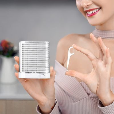 90pcs Dental Floss Picks Dispenser Adults for Clean Teeth|ms