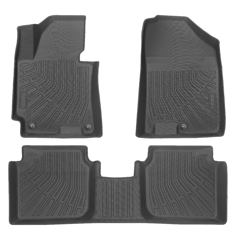 Aplicable a Hyundai Elantra 2011 - 2013 TPE Foot Pads 3D All Weather Material Backpack Pads