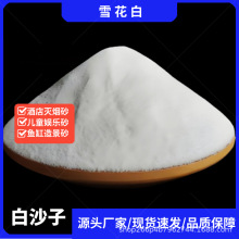 白沙子雪花白人造沙滩沙池娱乐砂球场草坪填充枯山水造景纯白细沙