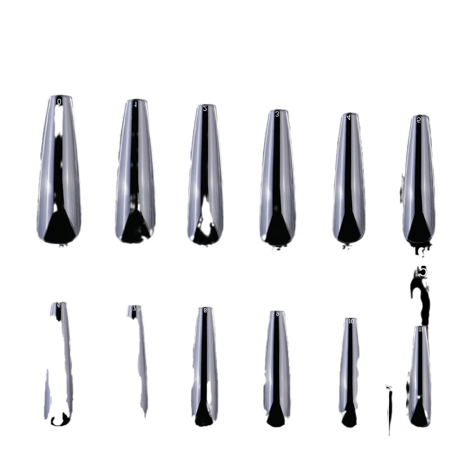 Manicura extendida pieza de uñas Ballet uñas 120 piezas caja cuadrada pieza de uñas pieza completa nueva generación de pelo de parche de uñas falsas