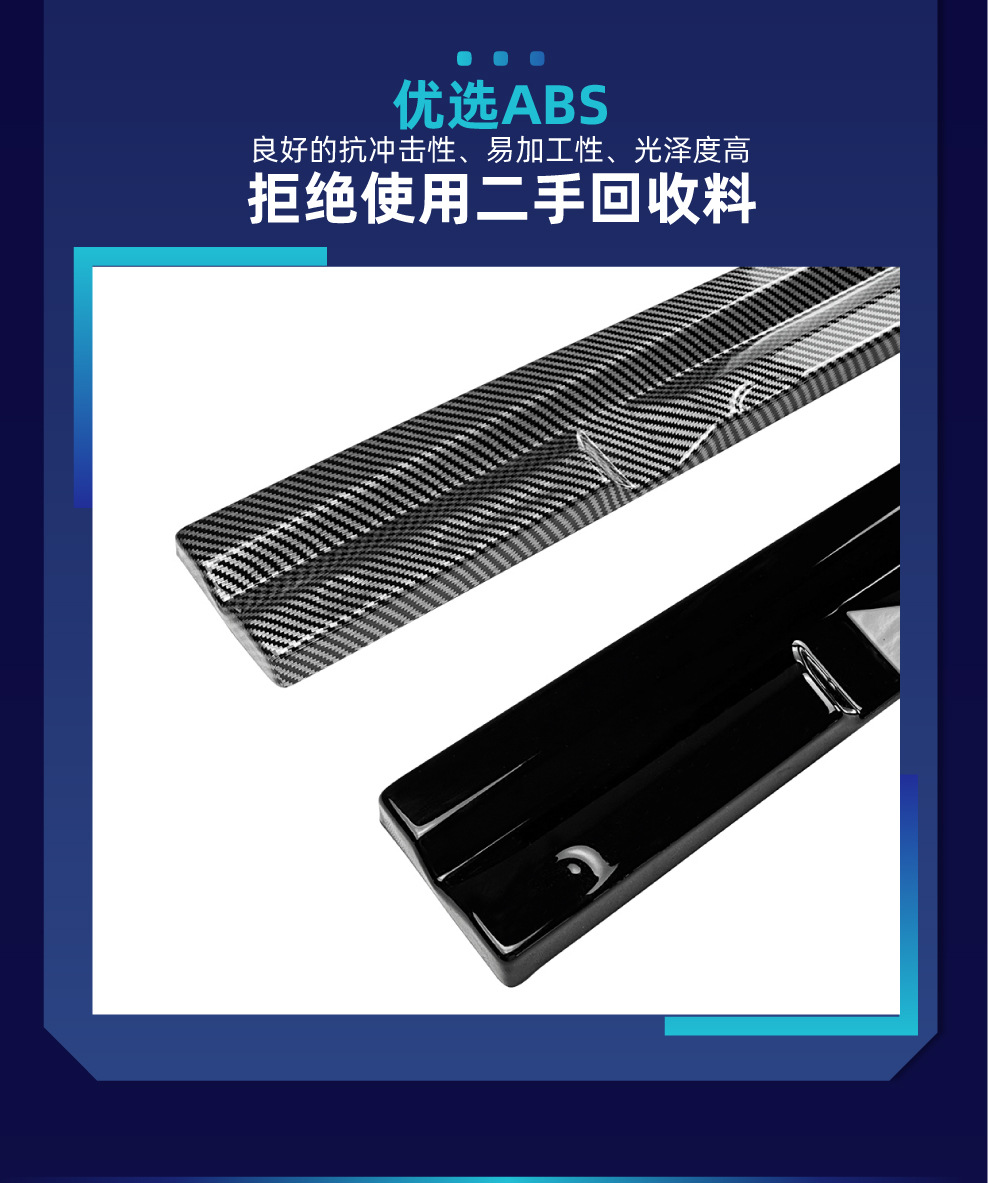 Suitable for BMW Mini Cooper F55 F56 F57 JCW two-stage rear lip spoiler modification