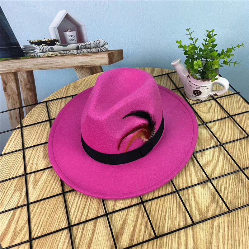 Sombrero de Gala de Ala Ancha para Primavera y Otoño image 9