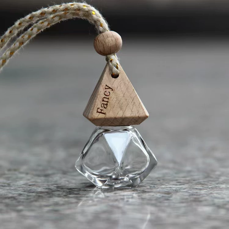 Perfume, container, pendant for auto, wooden bottle, accessory, 8 ml
