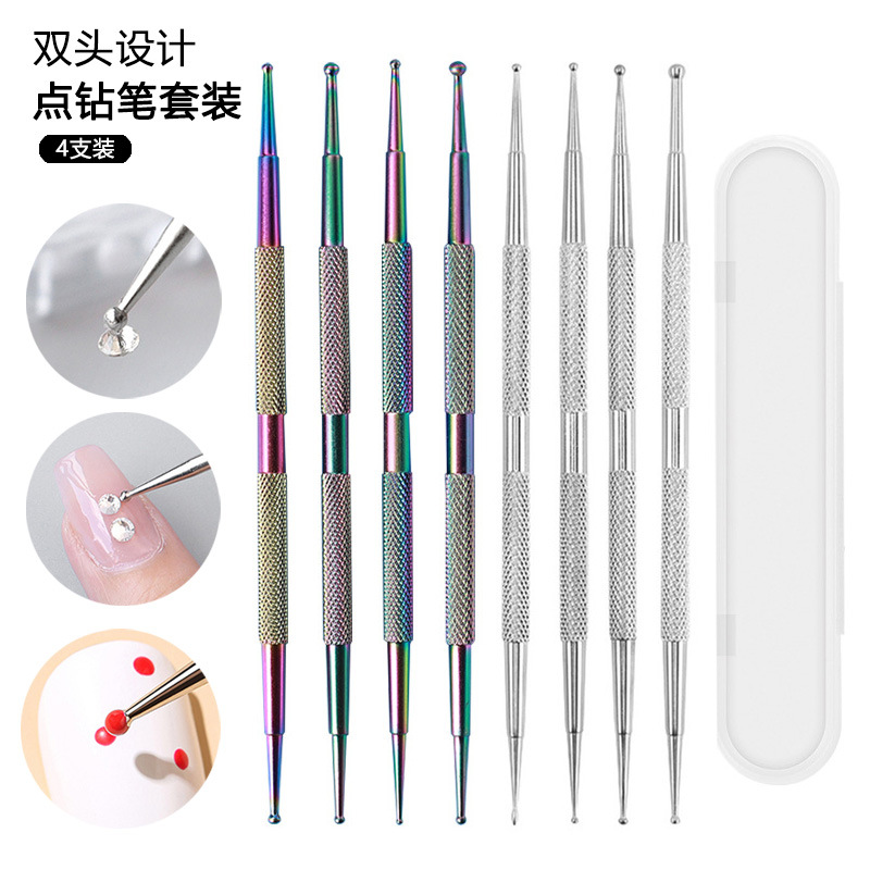 rollerball pen for manicure stainless steel