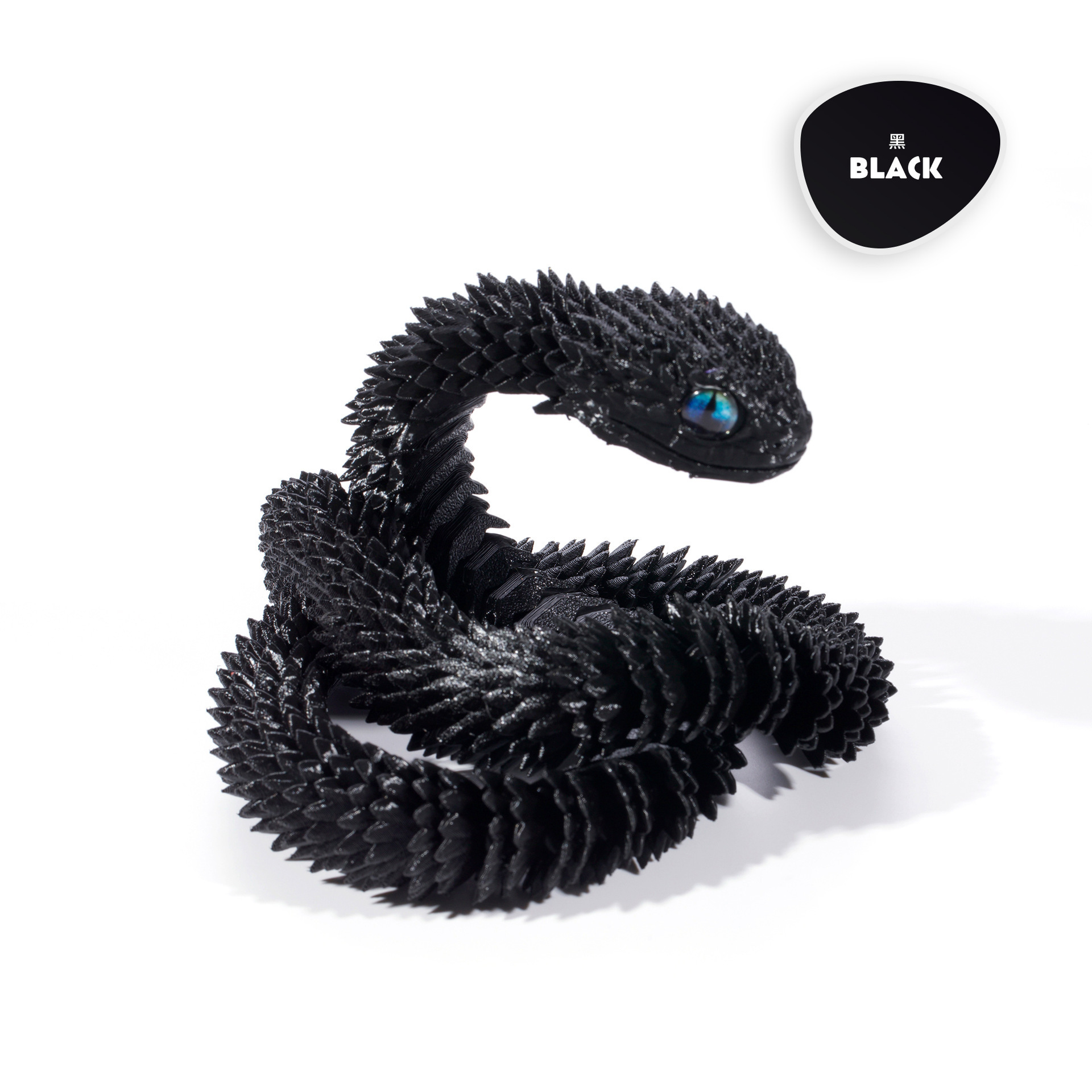 30CM-바이퍼 블랙 [고품질 PLA]