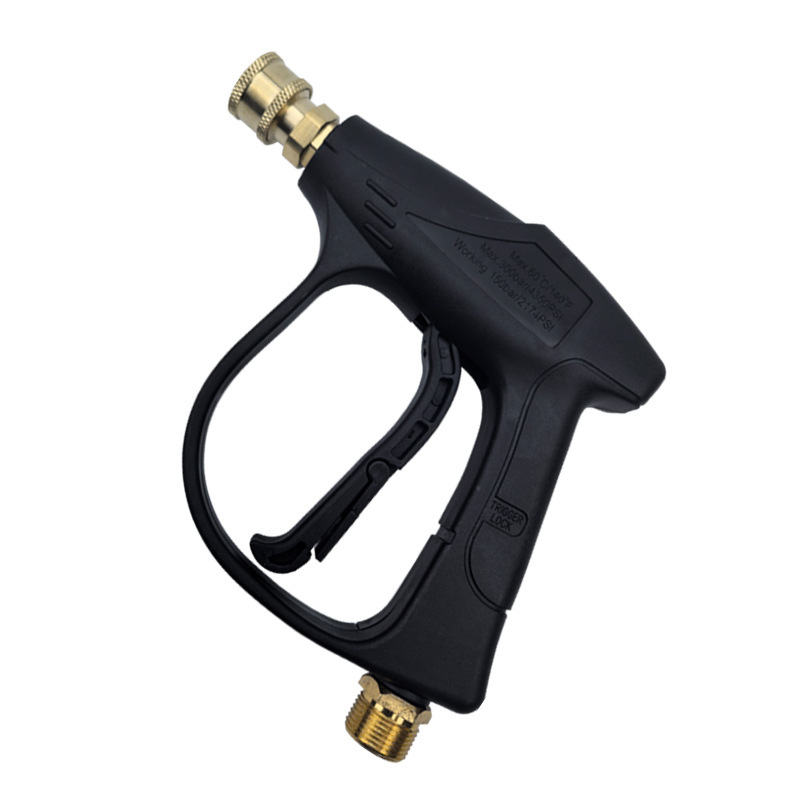Ventas en caliente transfronterizas spot lavado de automóviles de alta presión pistola corta conjunto de espuma de goma conjunto de boquillas conjunto de pistola de agua doméstica de cobre image 17